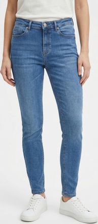 Vero Moda Skinny-fit-Jeans VERO MODA VMPOLLY MR SKINNY JEANS RA3049 NOOS, Damen, Gr. XL, L&auml;nge 32, medium blau denim, Denim/Jeans, Obermaterial: 98% Baumwolle, 