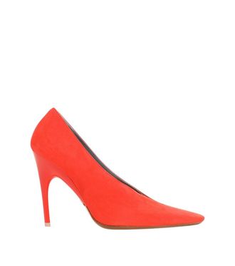 Balenciaga Orange Slip-on Pump