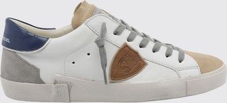 Philippe Model Sneakers basse Paris in pelle con effetto usurato e logo Scudetto