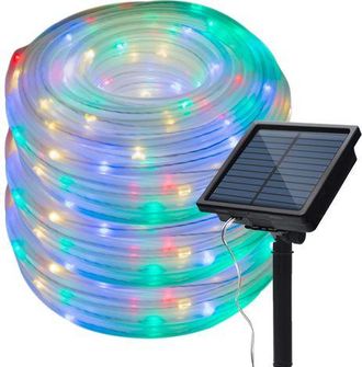 OEM Guirnalda De Luces Solares Para Exteriores, Impermeable, 20 M, 200 Led, 8 Modos, Tubo De Alambre De Cobre, Luces Solares Brillantes Para Jard&iacute;n, Fiest