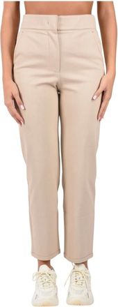 Max Mara Chinos - Dames - Broeken - Beige - Maat: S Katoen