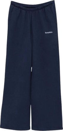 Sporty & Rich Broeken, Dames, Blauw, M, Pa 08284300Bl Pant