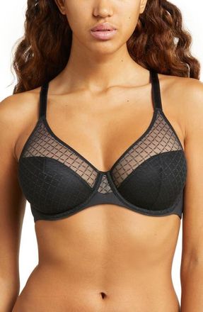 Chantelle Norah Chic Underwire Bra in Black at Nordstrom, Size 34F