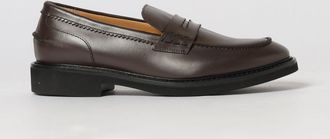 Anna F. Mocassini Penny Loafer in pelle liscia con vaschetta in rilievo