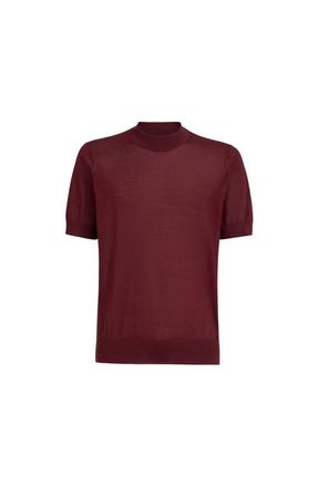 Brunello Cucinelli Knit T-shirt in Amaranth at Nordstrom, Size 56 It