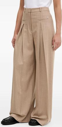 HUGO BOSS Pantaloni gessati con piega - Toni neutri