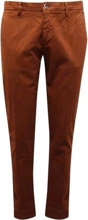 Mason's Milanostyle Broek - Heren - Slim Fit Broeken - Bruin - M - Broeken