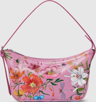 Gucci Lady Lunetta Small Shoulder Bag, Pink, Fabric