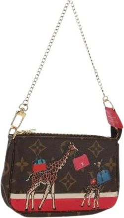 Louis Vuitton Pre-owned Mini Bags, female, Brown, Size: ONE SIZE Pre-owned Mini Pouch