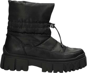 Mexx Pikka Killah - Dames - Winterlaarzen - Zwart - 41 EU - Leer - Schoenen