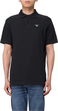 Barbour Tops, Heren, Zwart, M, Klassiek poloshirt