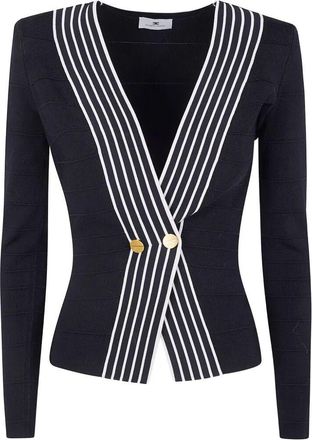 Elisabetta Franchi Tricot V Neck Sweater