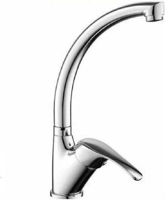 Trade Shop Trade Shop - Rubinetto Miscelatore Per Lavello Da Cucina Materiale Ottone Cromato Taranto