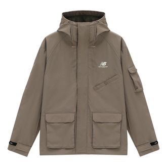 New Balance Trend Hooded Jacket Asia Sizing Brown AMJ31320-DRI