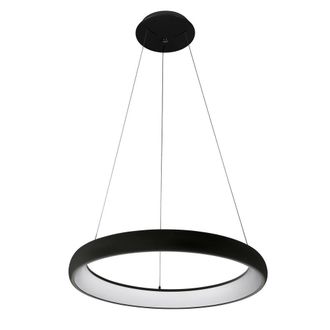 Netlighting Alessia Modern Integrated LED Pendant Ceiling Light 4000K in Black