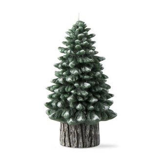 Tag Spruce Tree Shaped Candle in Green at Nordstrom