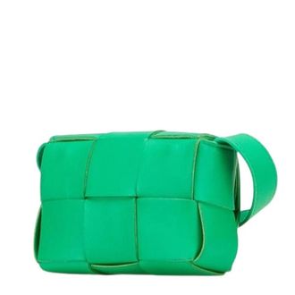 Bottega Veneta Pre-owned Vintage Heuptas - Dames - Pre-owned - Groen - Maat: ONE Size Leer