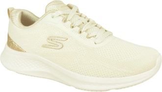 Skechers Lycra + Glitter N. - Dames - Sneakers - Beige - 36 EU - Schoenen