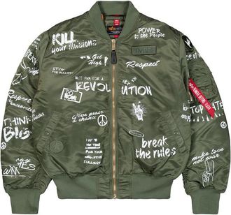 Alpha Industries MA-1 Peace Bomber Jacket