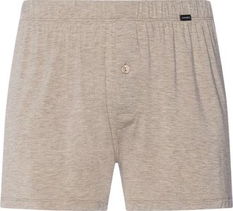 Hanro Casuals Single Jersey Boxers With Button Fly in Hazelnut Melange at Nordstrom, Size Xx-Large