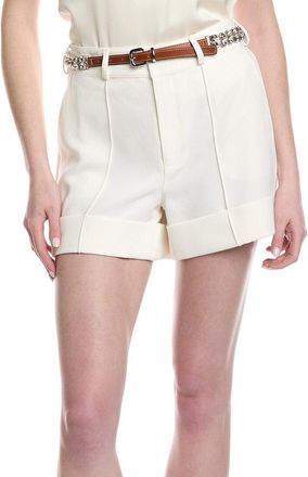 Cinq &agrave; Sept Cinq &Agrave; Sept Rhinestone Belt Ester Short