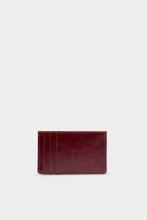 Katie Loxton Laila Patent Crackle Card Holder in Red at Nordstrom