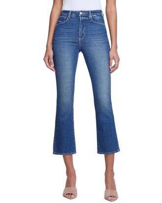 L'agence LAgence Mira Ultra High-Rise Woodbridge Crop Micro Boot Jean