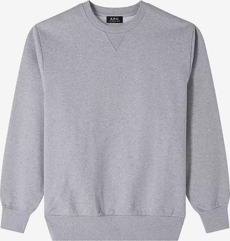 A.P.C. Rundhalssweatshirt aus Baumwolle Boxy Tab
