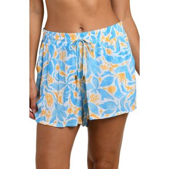La Blanca Trinkets Cover-Up Shorts in Sky at Nordstrom, Size X-Small