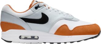 Nike Air Max 1 Sneaker in White / Monarch Suede Men Low-Top