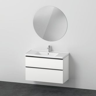 Duravit Duravit - Juego De Muebles D-neo, Lavabo Con Mueble De Pared Y Espejo Led