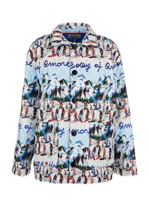 Alessandro Enriquez Multicolor Quilted Technical Fabric Jacket