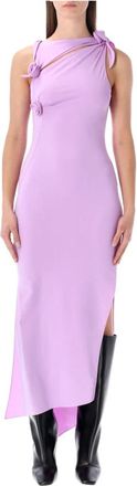Coperni Flower Gown - Dames - Maxi kleedjes - Paars - S - Kleedjes