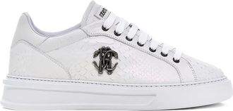 Roberto Cavalli logo-plaque low-top sneakers - White