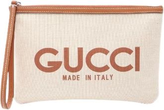 Gucci Borsa a mano Pre-owned in tela e pelle - - Pre-owned - Donna - Beige - ONE SIZE