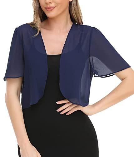 Gilet Court Bolero Manche Courte Femme Boléro Femme ORANDESIGNE