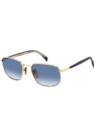 David Beckham Womens DB 1143 57 S RHL Sunglasses - Gold - One Size