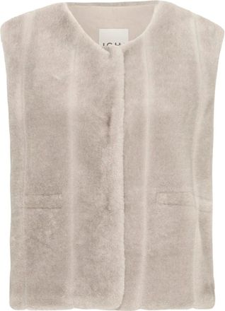 Ichi Gilet - - Jackets - Donna - Beige - L