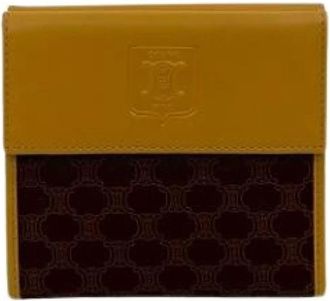 Celine Pre-owned Wallets, female, Brown, Size: ONE SIZE Pre-owned Vintage Wallet (bi-fold)