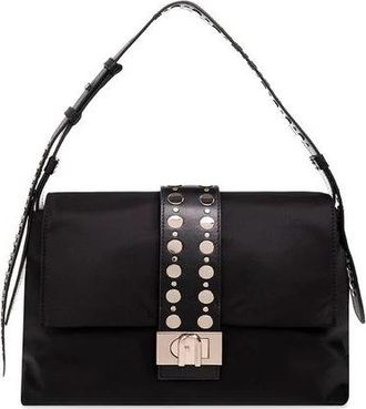 Furla Charlotte M Schoudertas - Dames - Handtassen - Zwart - ONE Size - Leer - Tassen