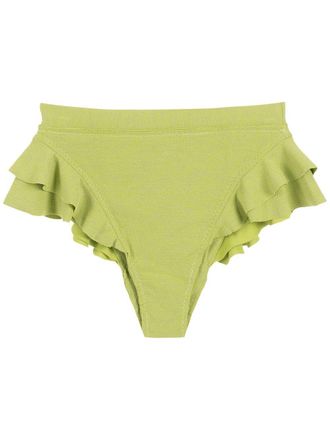 Clube Bossa Slip bikini a vita alta - Verde
