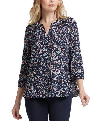 NYDJ Pintuck Blouse