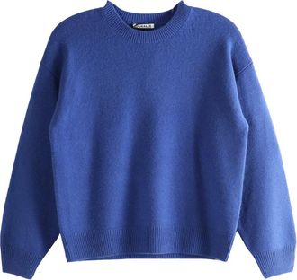 Auralee Trui met ronde hals - Blauw