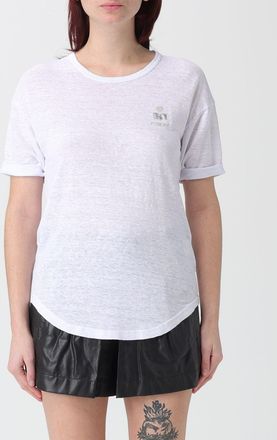 Isabel Marant T-shirts di lino con mini logo Isabel Marant Etoile