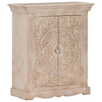 vidaXL Espejo Decorativo Rectangular Teca 120x60 Cm Vidaxl