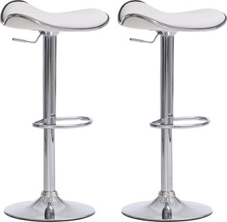 Clp Set De 2 Taburetes Shanghai Blanco