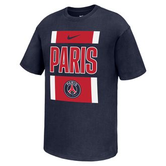 Nike Paris Saint-Germain Club Nike Mens Short-Sleeve T-Shirt in Blue | M11766P119PSGF-NVY