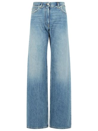 Versace blaue Baumwolljeans