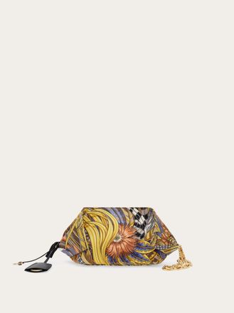 Ferragamo Women Gancini chain folded clutch Multicolor