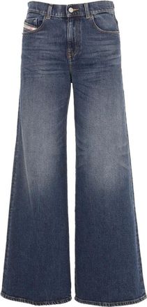 Diesel Jeans, Dames, Blauw, W26, Blauwe Jeans 1978 Stijl